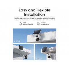 Digital videokamera - Eufy EufyCam S4 Solo övervakningskamera med 4K, 2K 360° samt solcellsdrift