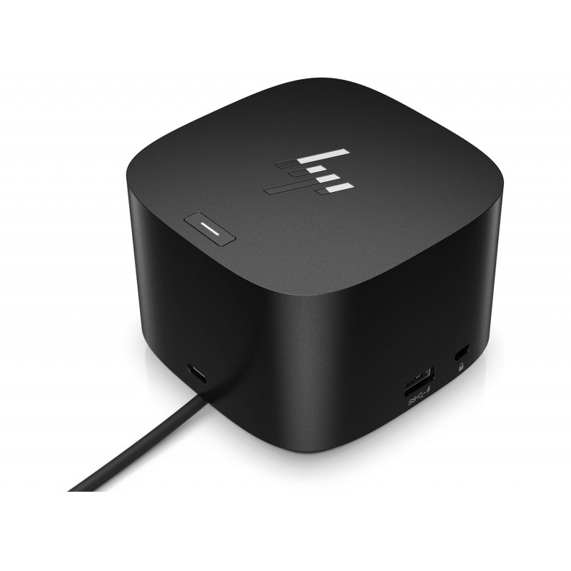 USB-C dockningsstation - HP USB-C Thunderbolt Dock G4 universell dockningsstation med stöd för 4 skärmar (280W AC) (beg med spricka)