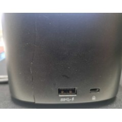 USB-C dockningsstation - HP USB-C Thunderbolt Dock G4 universell dockningsstation med stöd för 4 skärmar (280W AC) (beg med spricka)