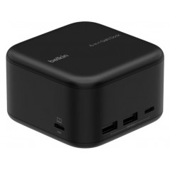 Belkin USB-C 6-in-1 Core GAN Dock dockningsstation PD 96W, HDMI i 4K, LAN, USB-C, 2xUSB 5 Gbit/s