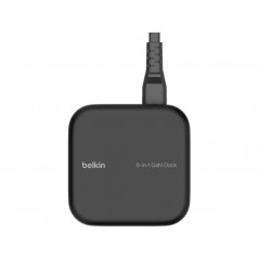 USB-C dockningsstation - Belkin USB-C 6-in-1 Core GAN Dock dockningsstation PD 96W, HDMI i 4K, LAN, USB-C, 2xUSB 5 Gbit/s