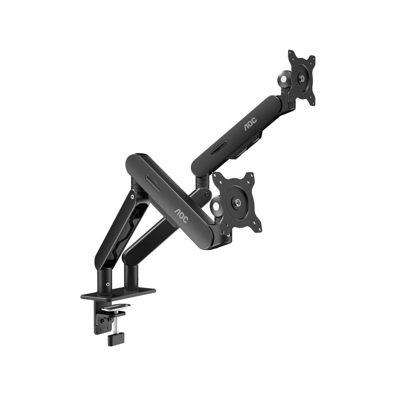 VESA-fäste till skärm - AOC dubbel monitorarm med skrivbordsfäste för två skärmar 17-34" (max 9 kg/st)