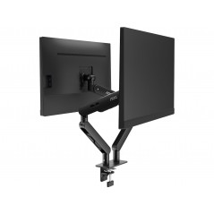 VESA-fäste till skärm - AOC dubbel monitorarm med skrivbordsfäste för två skärmar 17-34" (max 9 kg/st)
