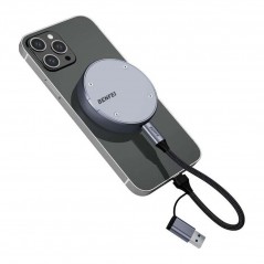 Snabb 256GB SSD-hårddisk i kompakt externt kabinett med magnetfäste