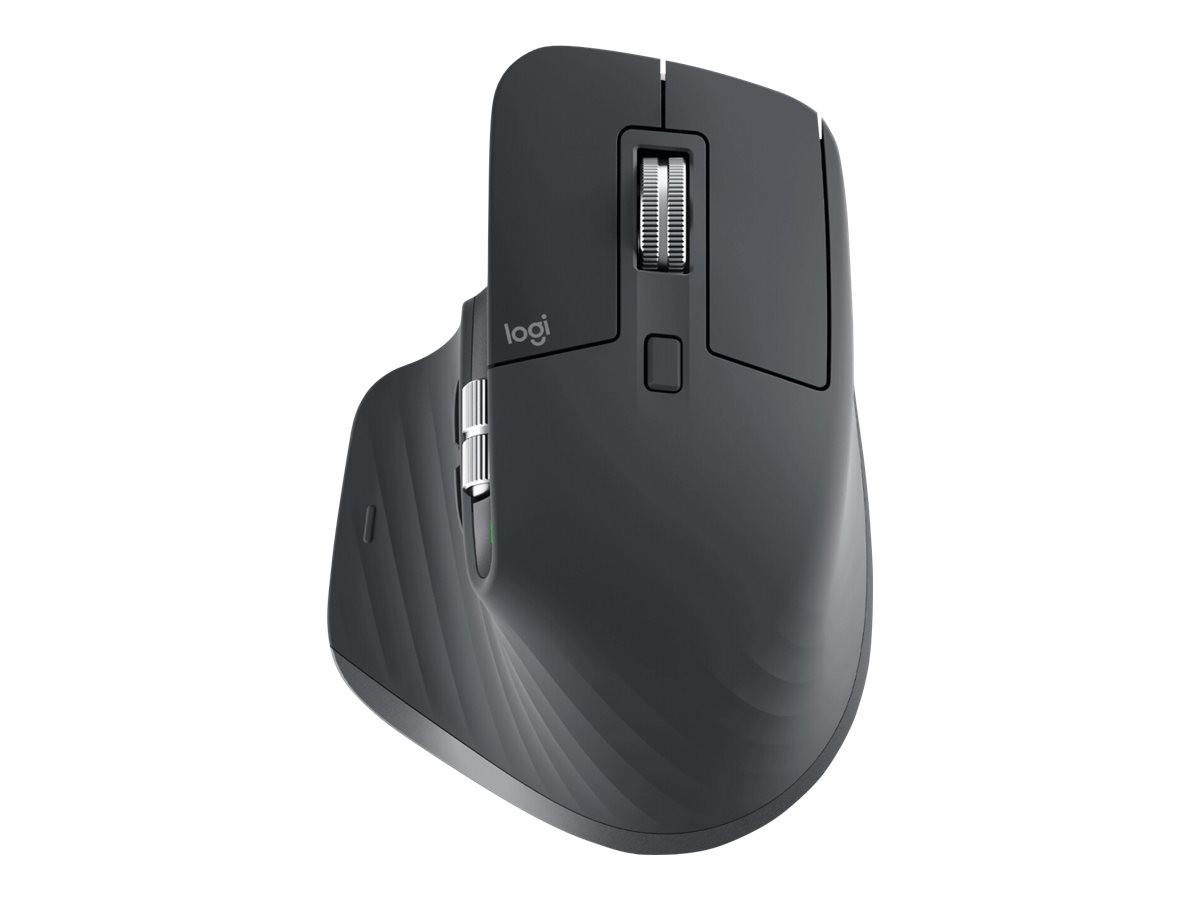 Logitech MX Master 3S trådlös mus med Bluetooth och USB-mottagare