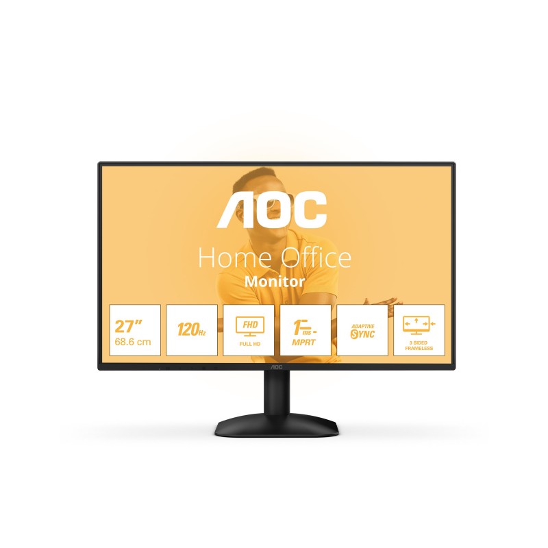 25 - 38" Datorskärm - AOC 27B31H 27" Full HD LED-skärm 120 Hz med IPS-panel