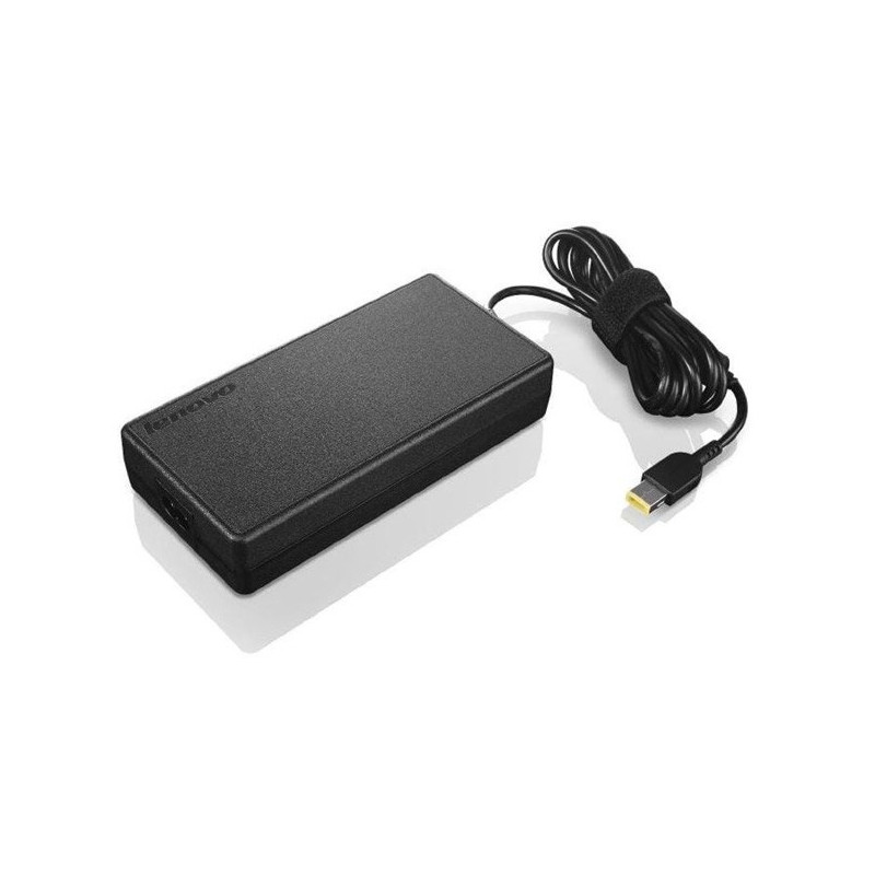 Lenovo laddare - Lenovo original 170W datorladdare Slim Tip rektangulär (beg)
