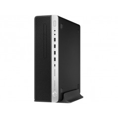 Stationär dator begagnad - HP EliteDesk 800 G4 SFF i7 8GB 256GB W11P med DVD (beg)