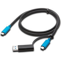 USB-C dockningsstation - Kensington SD4700P USB-C universell dockningsstation med 135W AC (beg)