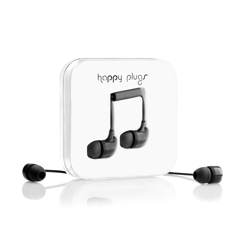 Happy Plugs in-ear hörlurar och headset In-ear - VIT Happy Plugs in-ear hörlurar och headset