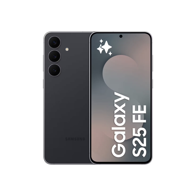 Samsung Galaxy - Samsung Galaxy S25 FE 5G 6.7" 128GB med 120 Hz-skärm Jetblack