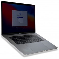 Begagnad MacBook Pro - MacBook Pro 2017 15" i7 16GB 512GB SSD med Touchbar Silver (beg med små märken skärm) (max Ventura)