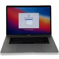 Begagnad MacBook Pro - MacBook Pro 2017 15" i7 16GB 256GB med Touchbar Silver (beg med små märken skärm) (max Ventura)