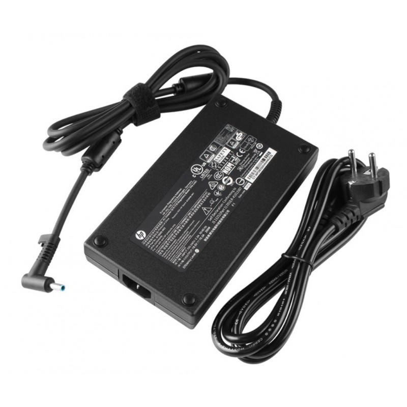 HP laddare - HP original datorladdare 200 Watt BlueTip 4.5x3.0mm med strömkabel (beg)