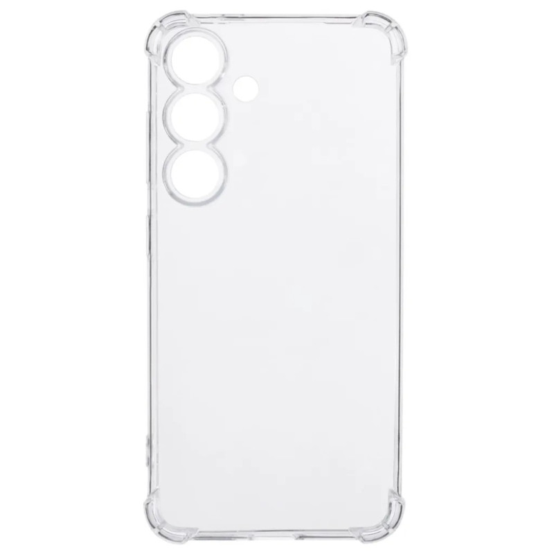 Samsung Galaxy - Transparent mobilskal med förstärkta hörn till Samsung Galaxy S25