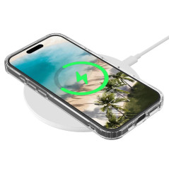 Mobiltillbehör - Transparent mobilskal till iPhone 16 med stöd för MagSafe