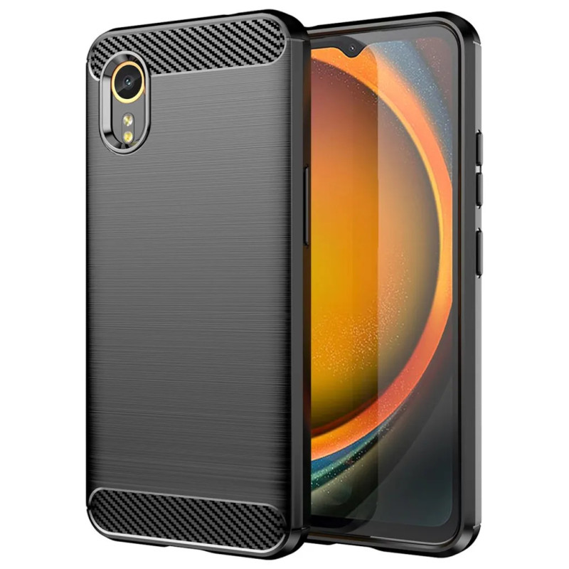 Mobiltillbehör - Skal med kolfiberutseende till Samsung Galaxy Xcover 7