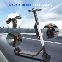 Elscooter & elsparkcykel - Ninebot Segway ES4 Elscooter Rental Edition (2x batteri) (demo i bulkförpackning) (ej vikbar)