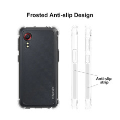 Fodral och skal - Enkay transparent stöttåligt mobilskal till Samsung Galaxy Xcover 5