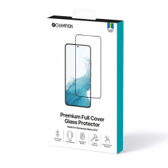 Champion skärmskydd av härdat glas med svart ram till Samsung Galaxy S23