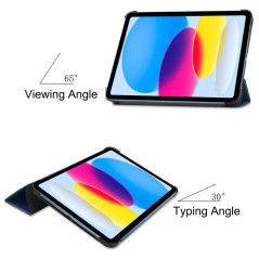 Fodral surfplatta - Fodral med ställ till iPad 10.9" 10th och 11" 11th Gen (A16) (blått)