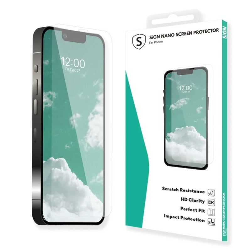 Skärmskydd - SiGN skärmskydd till Samsung Galaxy S25 FE med stöd för fingeravtrycksläsning