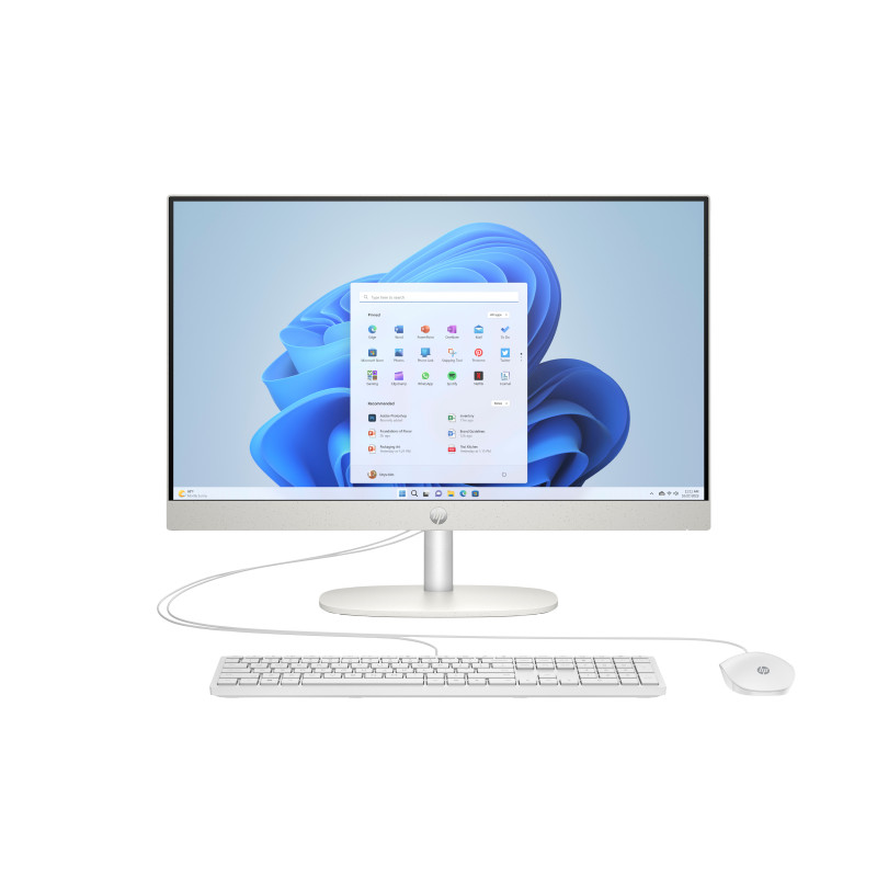 All-in-one-dator - HP All-in-One 24-cr0078nf 24" Full HD Ryzen 5 16GB 512GB W11