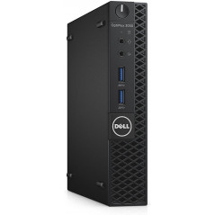 Dell OptiPlex 3050 Micro i3 (gen 6) 8GB 256GB W10P med WiFi (beg)