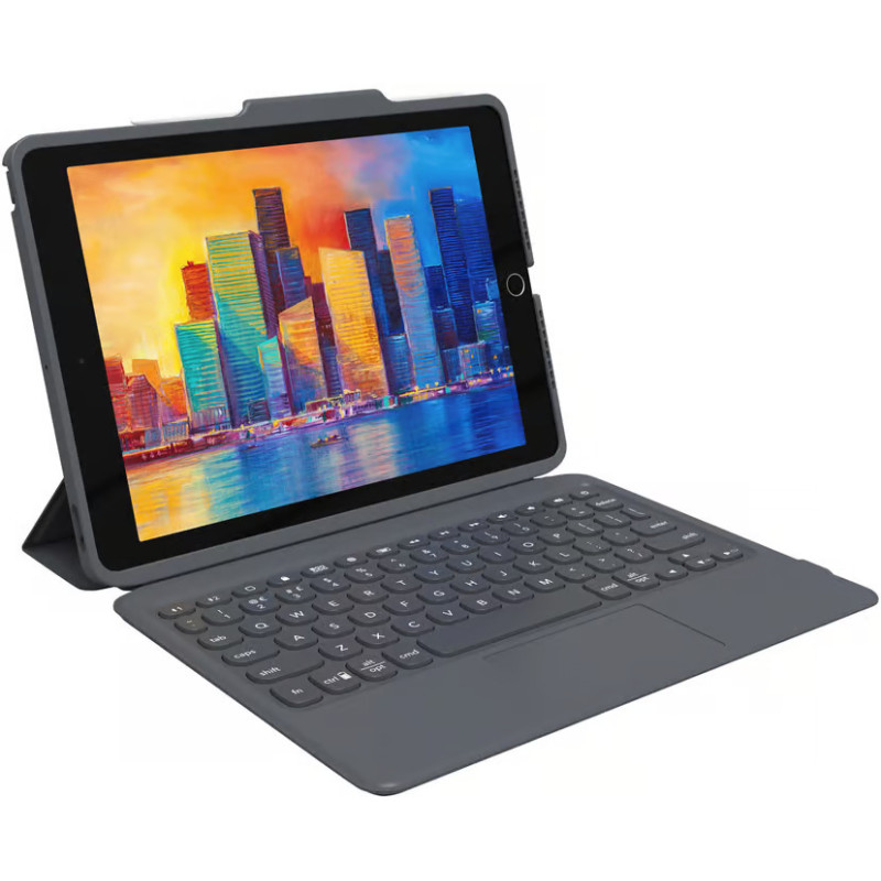 Tangentbord till surfplatta - Zagg Pro Keys fodral med tangentbord och styrplatta för iPad 10.2 7th/8th/9th Gen (2019/2020/2021)