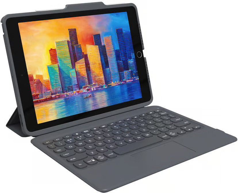 Zagg Pro Keys fodral med tangentbord och styrplatta för iPad 10.2 7th/8th/9th Gen (2019/2020/2021)