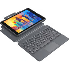 Tangentbord till surfplatta - Zagg Pro Keys fodral med tangentbord och styrplatta för iPad 10.2 7th/8th/9th Gen (2019/2020/2021)