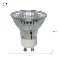 LED-lampa - Dimbar LED-lampa sockel GU10 4.8 Watt (50 W)