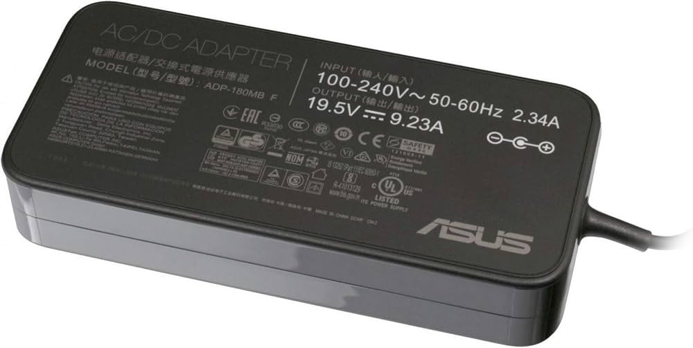 ASUS 180W nätadapter 19.5V x 9.23A, 5.5 x 2.5 mm rund