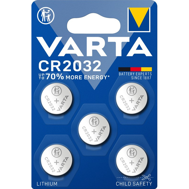 El & kablar - Varta CR2032 litiumbatteri 5-pack