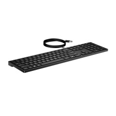 Trådade tangentbord - HP 320K slimmat USB-tangentbord (Nordiskt)