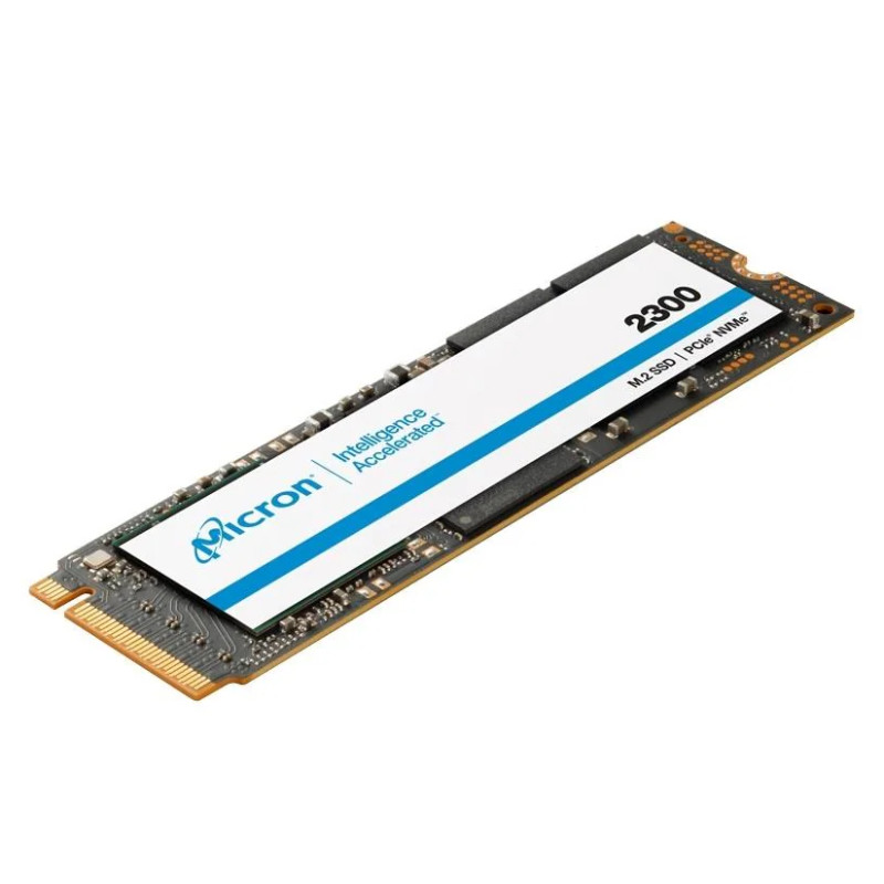 Begagnade hårddiskar - Micron 512 GB PCIe Gen 3 x4 M.2 2280 NVMe SSD-hårddisk (beg)