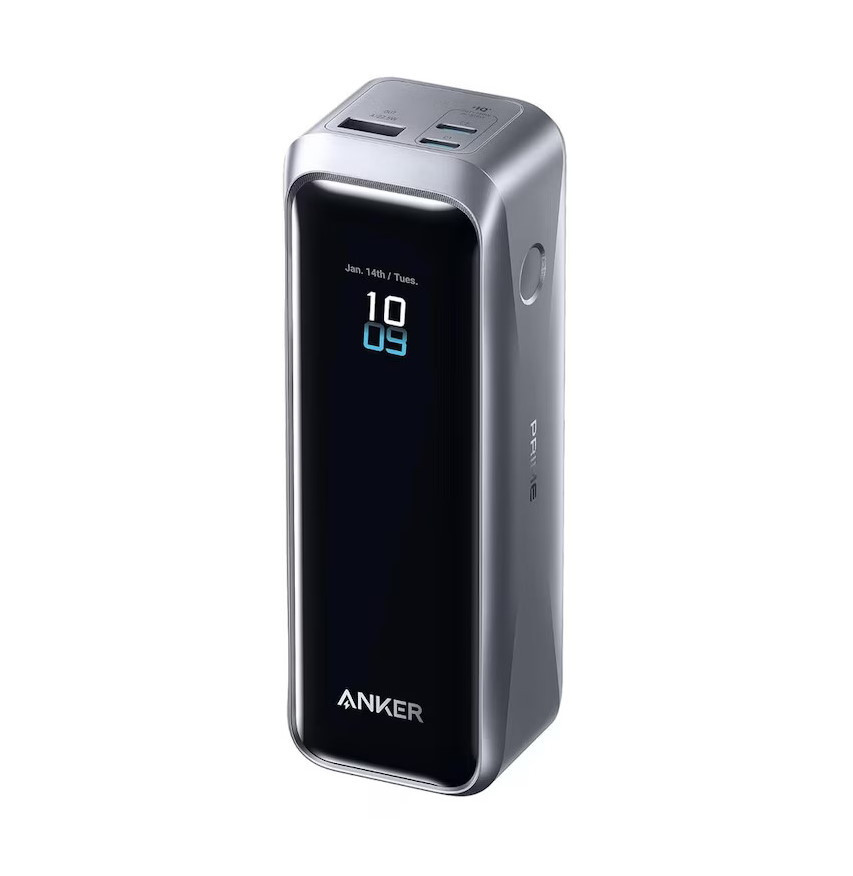 Anker powerbank 20 100 mAh 220 W med 2x USB-C och 1x USB-A