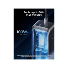 Portabla batterier - Anker powerbank 20 100 mAh 220 W med 2x USB-C och 1x USB-A