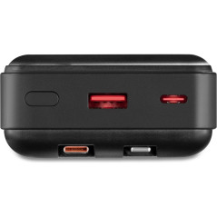Portabla batterier - Andersson powerbank 20 000 mAh med inbyggd USB-C- och Lightning-kabel (22.5W)