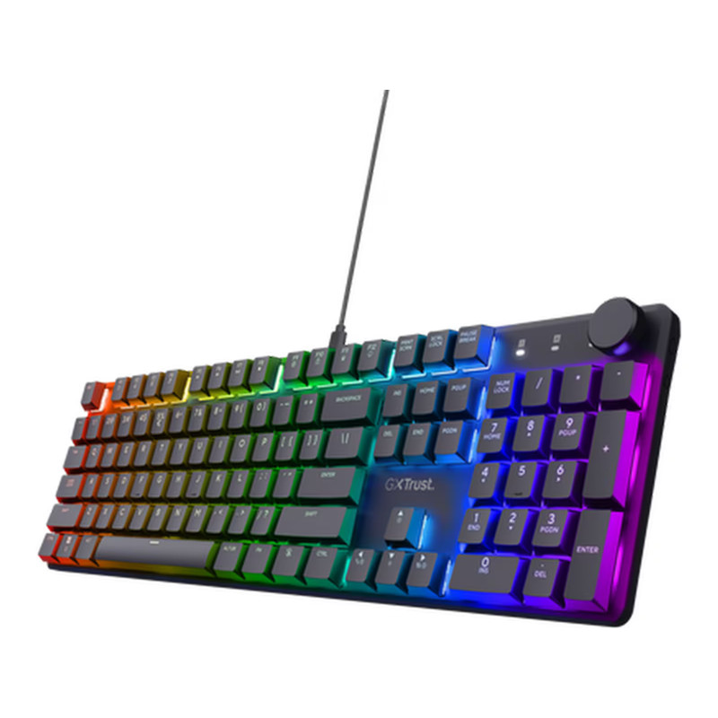 Gamingtangentbord - Trust GXT 866 Torix mekaniskt gamingtangentbord med RGB-bakgrundsbelysning