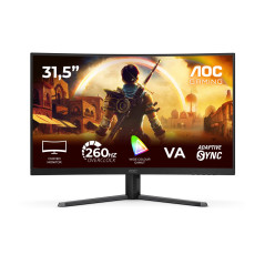 AOC G4 C32G42ZE 32" 1920 x 1080 välvd gamingskärm med 260 Hz och VA-panel