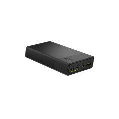 GreenCell snabbladdande 22.5W powerbank 20 000 mAh med 2x USB-C och 1x USB-A
