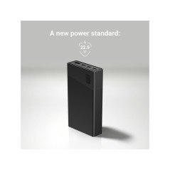 Portabla batterier - GreenCell snabbladdande 22.5W powerbank 20 000 mAh med 2x USB-C och 1x USB-A