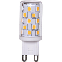 Dimbar LED-lampa sockel G9 Halo-LED 4 Watt (37 W) klart glas