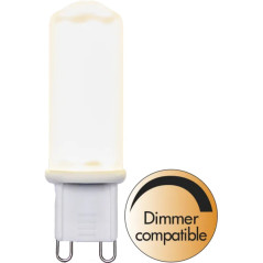 Dimbar LED-lampa sockel G9 Halo-LED 4 Watt (32 W) frostat glas