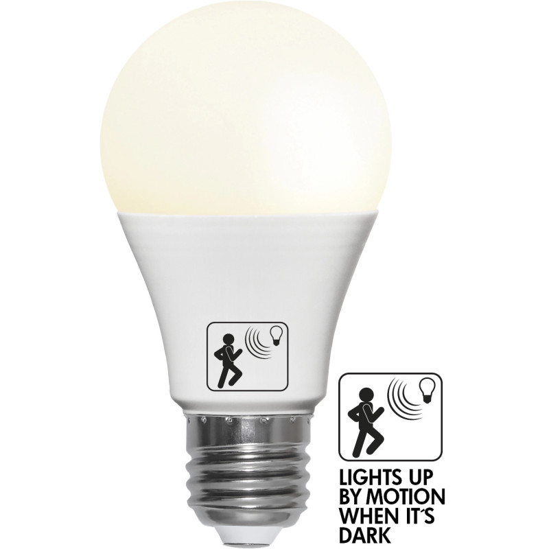 LED-lampa - LED-lampa sockel E27 4.8 Watt (40 W) med inbyggd rörelsesensor