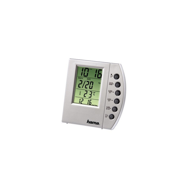 LCD-termometer med klocka och larm Övrigt att fynda - LCD-termometer med klocka och larm