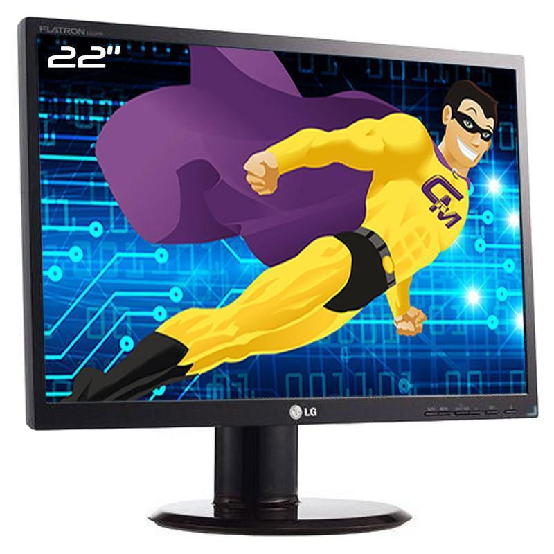 LG L222WS 22-tums 1680 x 1050 LCD-skärm med VGA (beg)