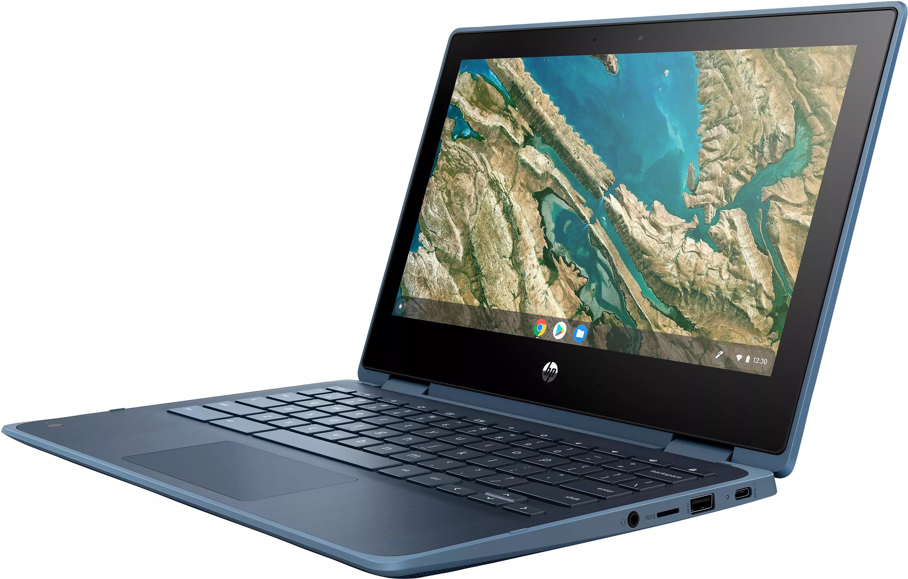 HP Chromebook x360 11 G3 EE 11.6" Touch 4GB 32GB Blå (beg*) (Klass C)