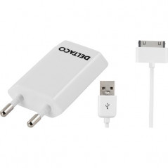 Laddare och kablar - USB-laddare och iPhone-kabel